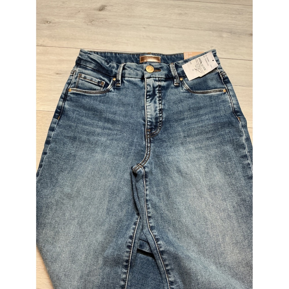 Kut From The Kloth High Rise Fab Ab Meg Wide Leg Medium Wash Jeans 00 New W Tags - Picture 8 of 8
